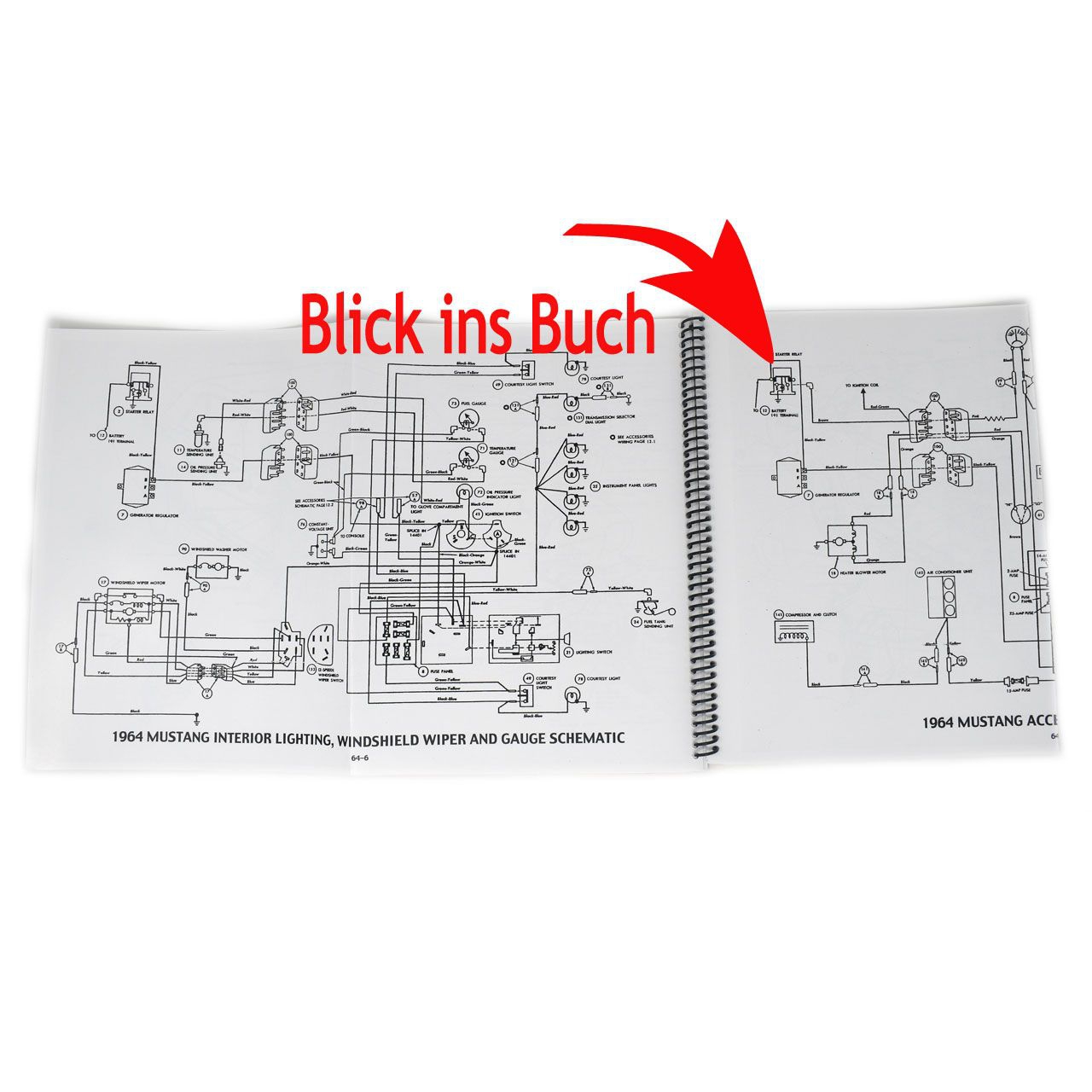 Buch Wiring Diagram 64-1/2 - Schaltplan Groß