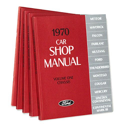 Buch "Shop Manual" - Werkstatthandbuch, 70