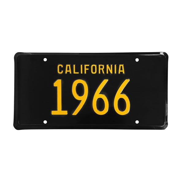 US-Kennzeichen "California 1966"