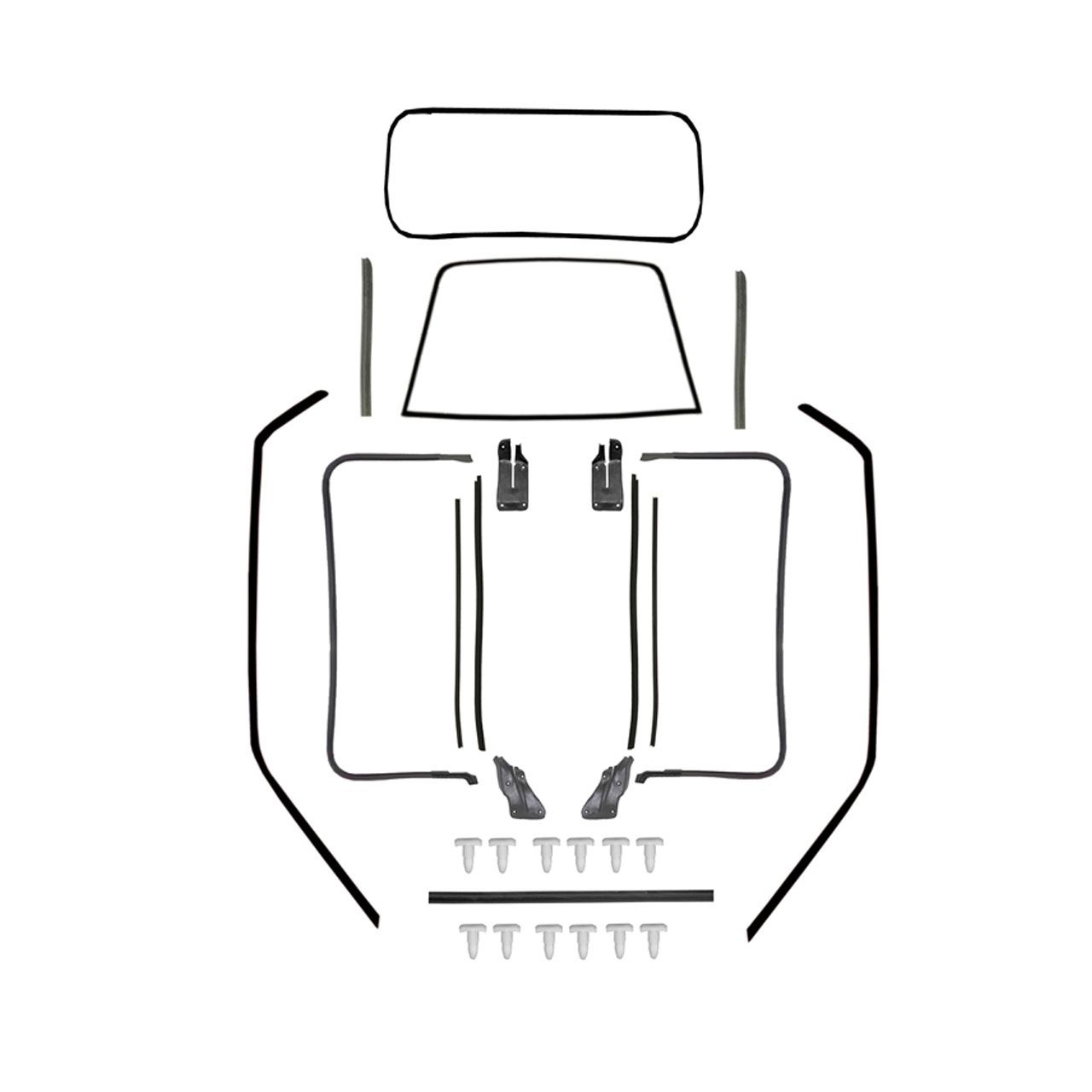 Dichtungsset Karosserie für 71-73 Fastback