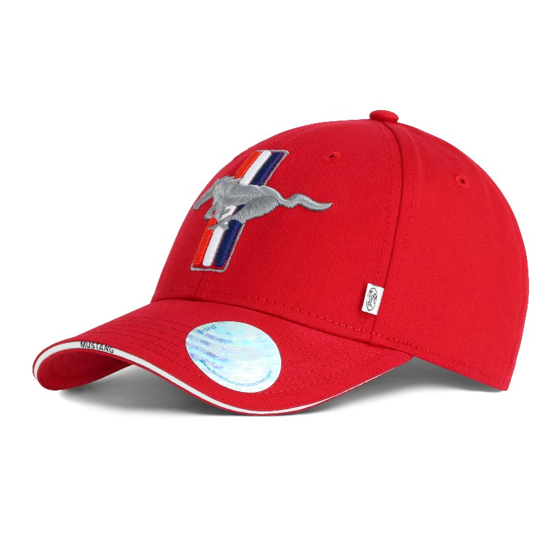 Ford Mustang Baseball Cap, Rot