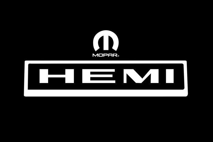 Kotflügelschoner mit - Mopar Hemi - Logo, Stück