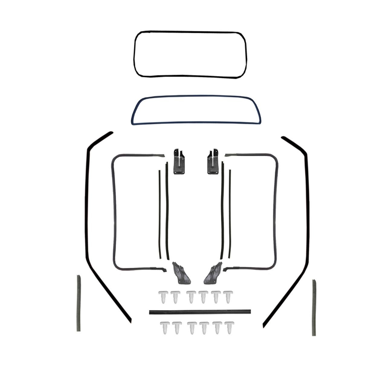 Dichtungsset Karosserie für 71-73 Coupe
