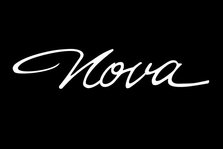 Kotflügelschoner mit - Nova - Logo, Stück