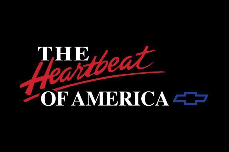 Kotflügelschoner mit - The Heartbeat of America - Logo, Stück