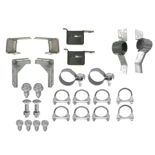 Befestigungssatz Doppelrohr-Transverseanlage 67-70, 2-1/4 Zoll