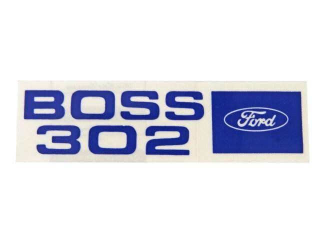 Ventildeckelaufkleber, Boss 302, 69-70