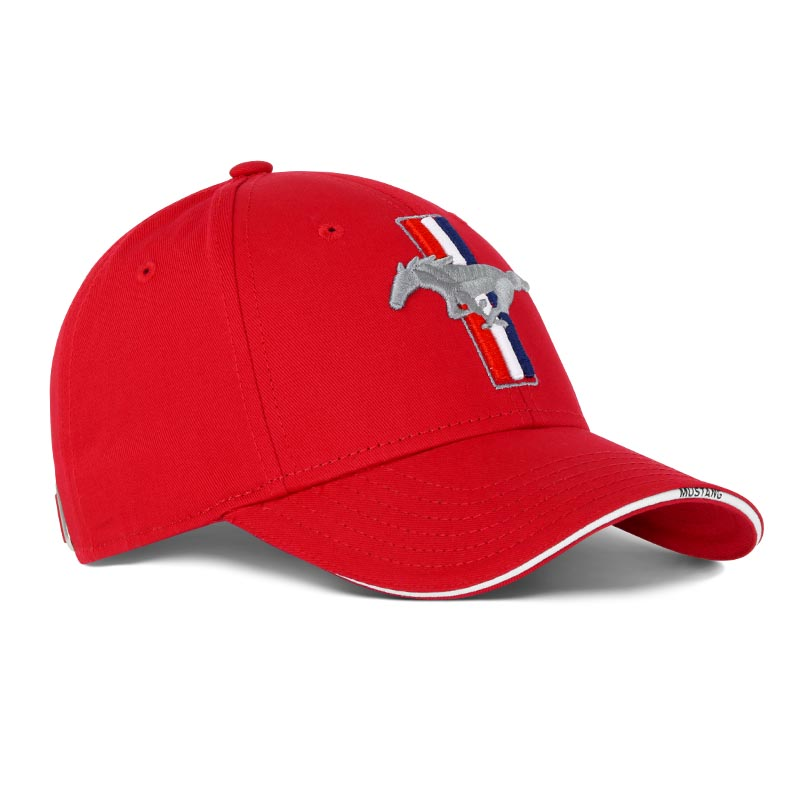 Ford Mustang Baseball Cap, Rot