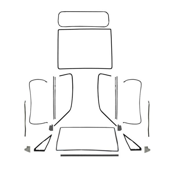 Dichtungsset Karosserie für 67-68 Fastback